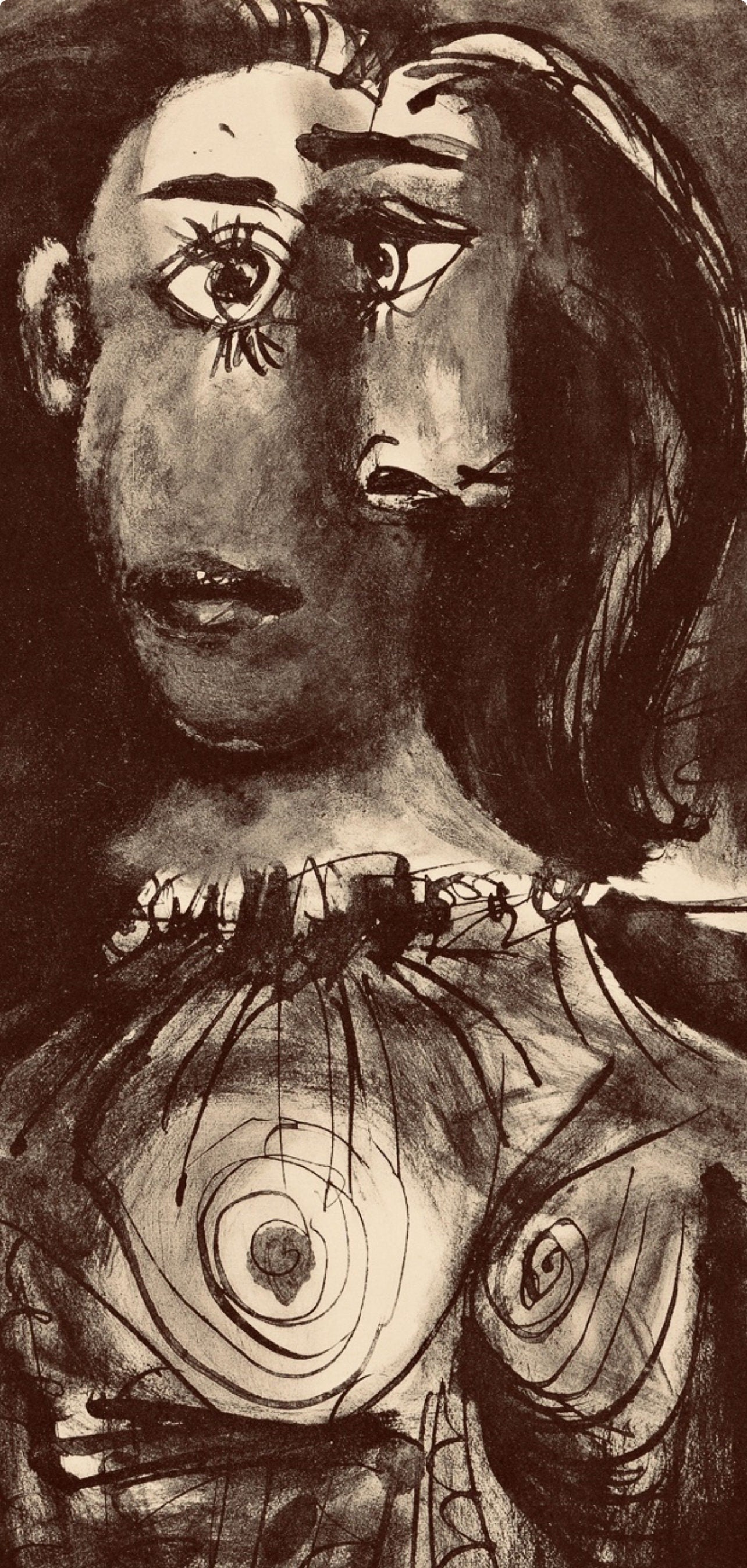 Pablo Picasso, Composition, Carnet De Dessins De Picasso, Cahiers Dart, Lithograph