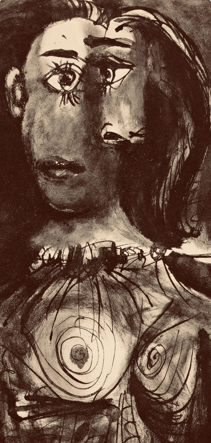 Pablo Picasso, Composition, Carnet De Dessins De Picasso, Cahiers Dart, Lithograph