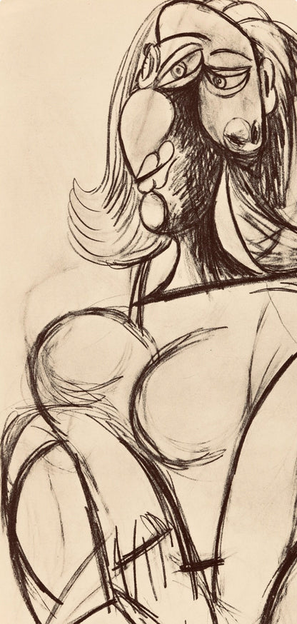 Pablo Picasso, Composition, Carnet De Dessins De Picasso, Cahiers Dart, Lithograph