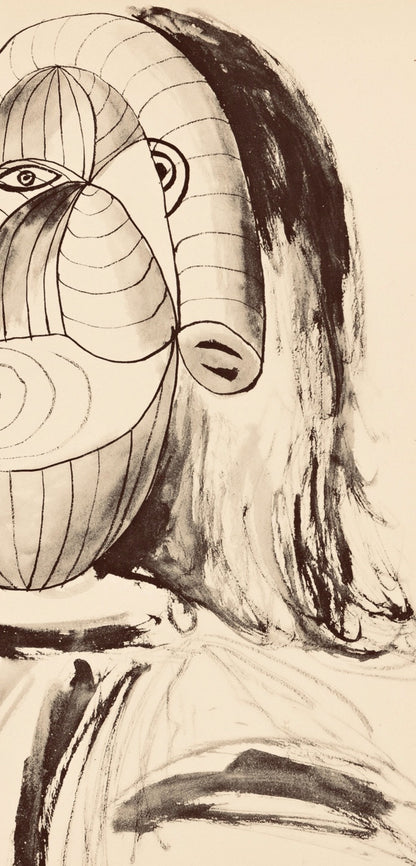 Pablo Picasso, Composition, Carnet De Dessins De Picasso, Cahiers Dart, Lithograph