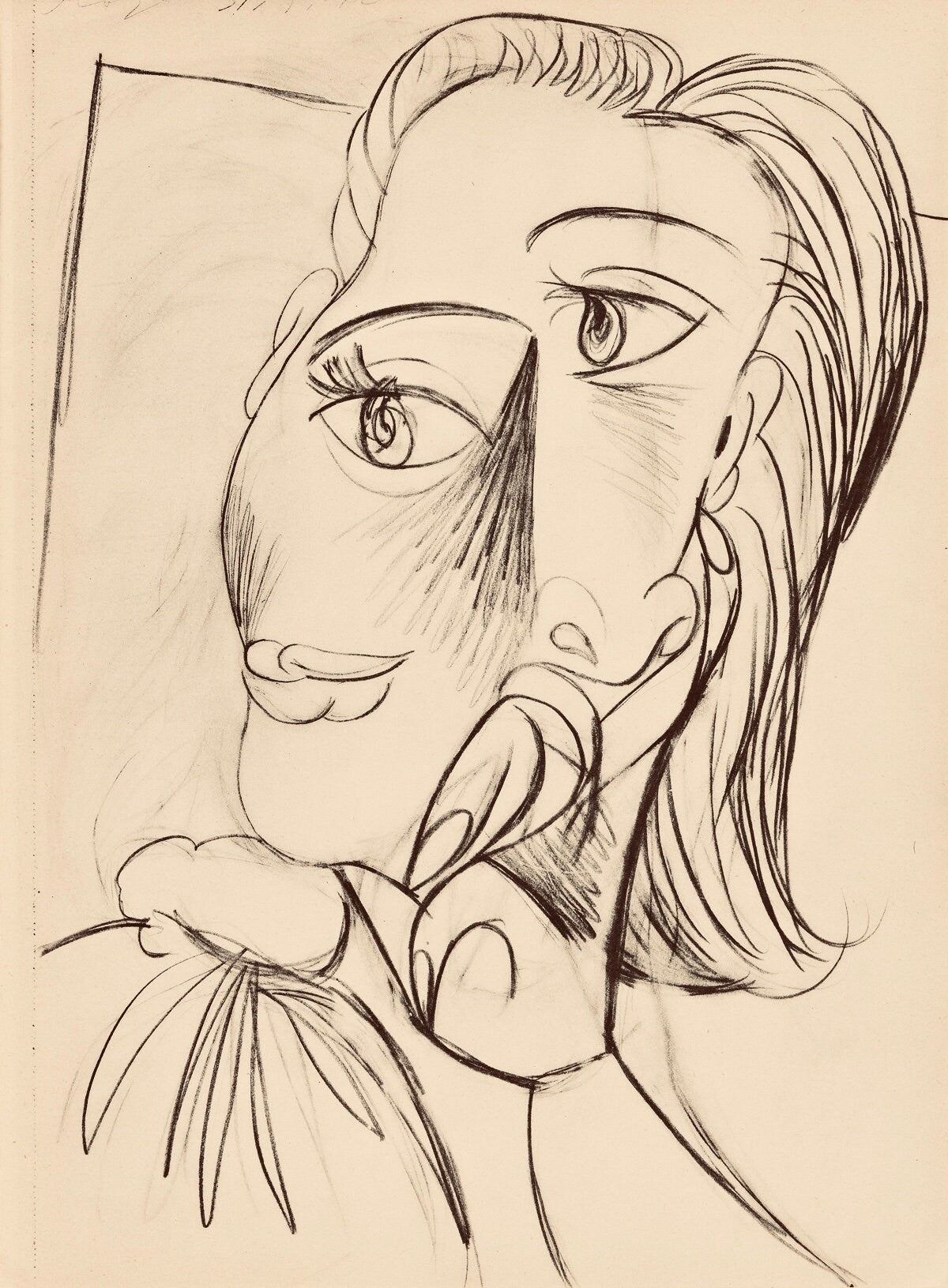 Pablo Picasso, Composition, Carnet De Dessins De Picasso, Cahiers Dart, Lithograph
