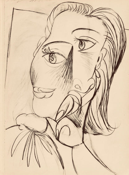 Pablo Picasso, Composition, Carnet De Dessins De Picasso, Cahiers Dart, Lithograph