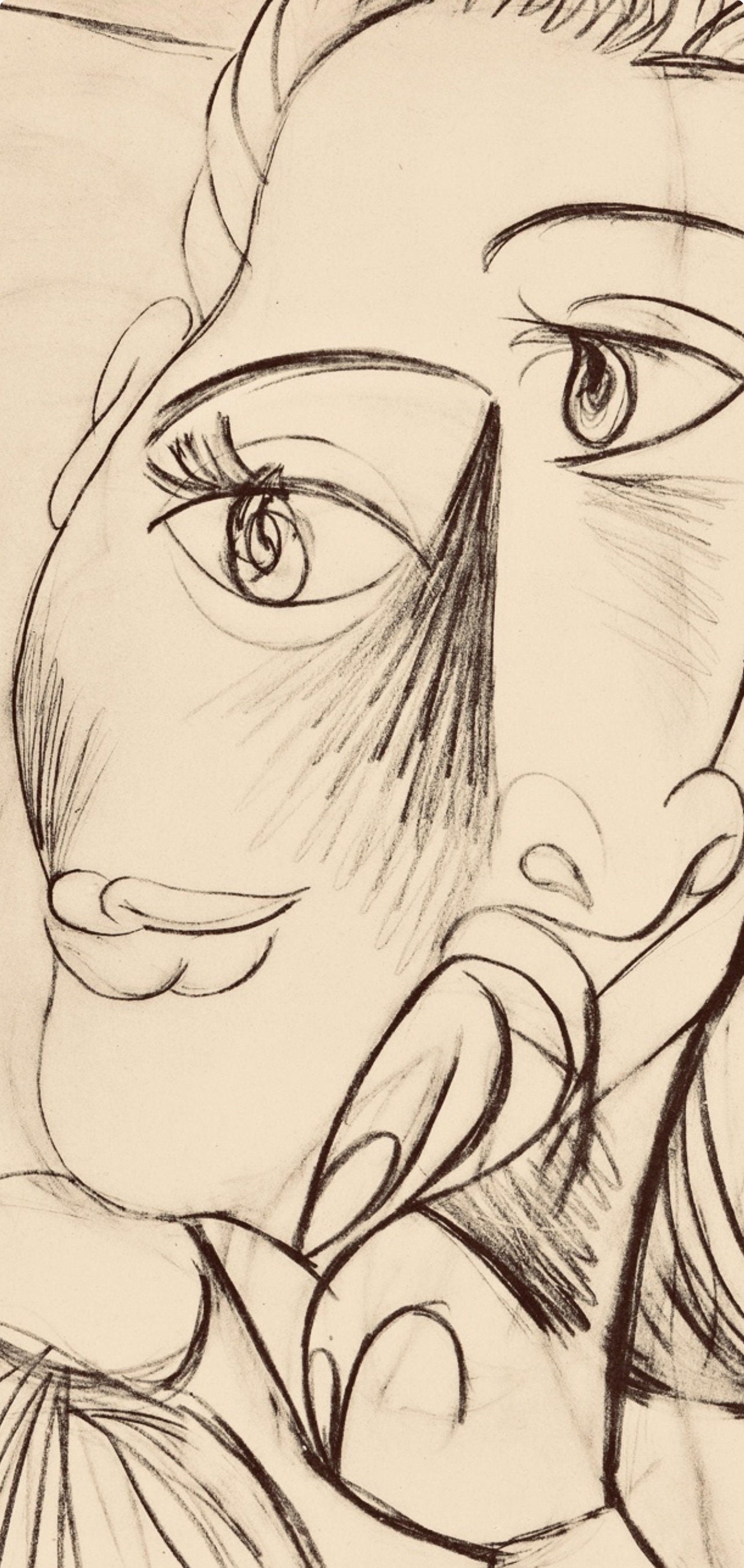 Pablo Picasso, Composition, Carnet De Dessins De Picasso, Cahiers Dart, Lithograph