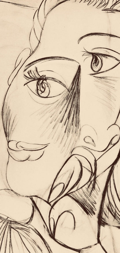 Pablo Picasso, Composition, Carnet De Dessins De Picasso, Cahiers Dart, Lithograph