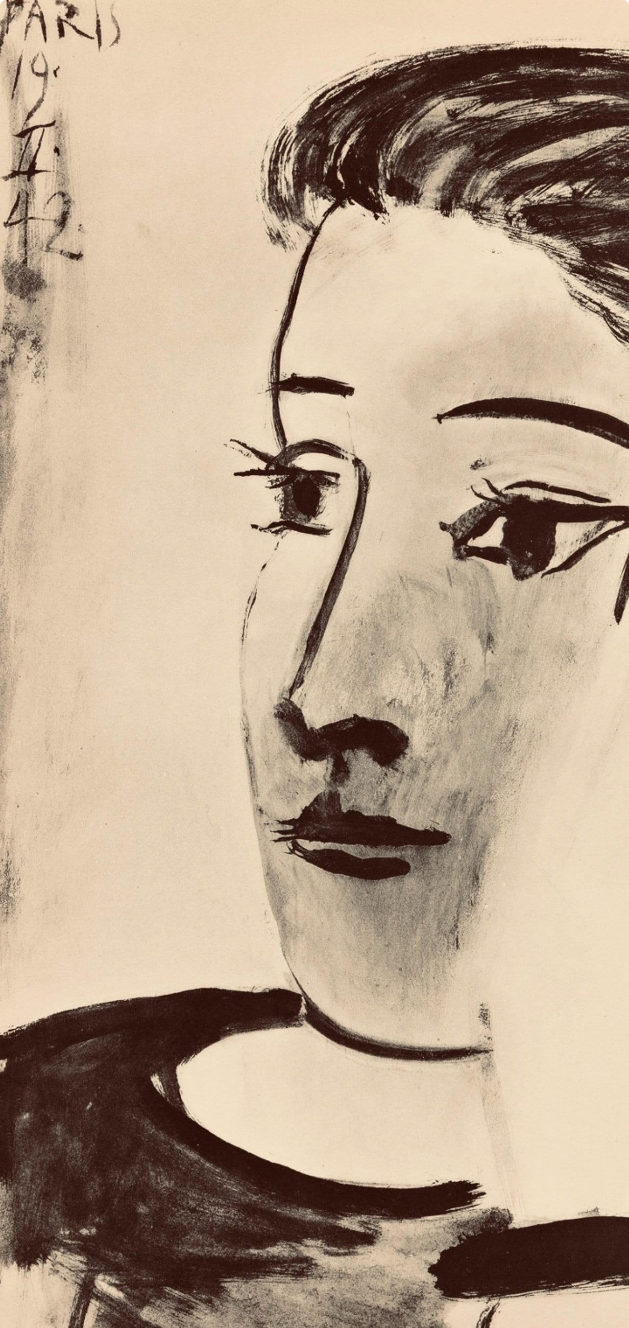 Pablo Picasso, Composition, Carnet De Dessins De Picasso, Cahiers Dart, Lithograph