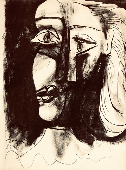 Pablo Picasso, Composition, Carnet De Dessins De Picasso, Cahiers Dart, Lithograph