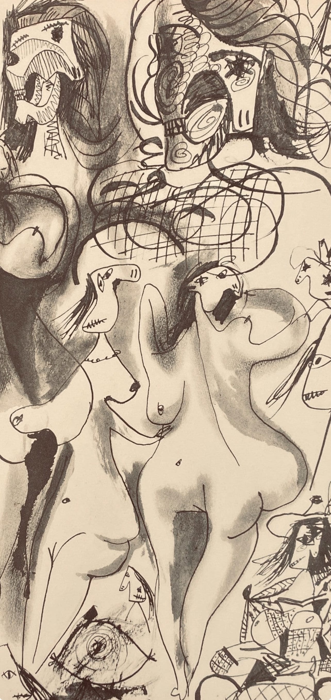 Pablo Picasso, Composition, Carnet De Dessins De Picasso, Cahiers Dart, Lithograph