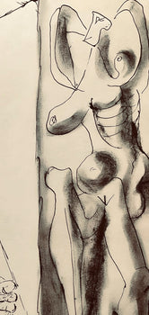 Pablo Picasso, Composition, Carnet De Dessins De Picasso, Cahiers Dart, Lithograph