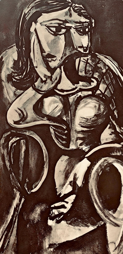 Pablo Picasso, Composition, Carnet De Dessins De Picasso, Cahiers Dart, Lithograph