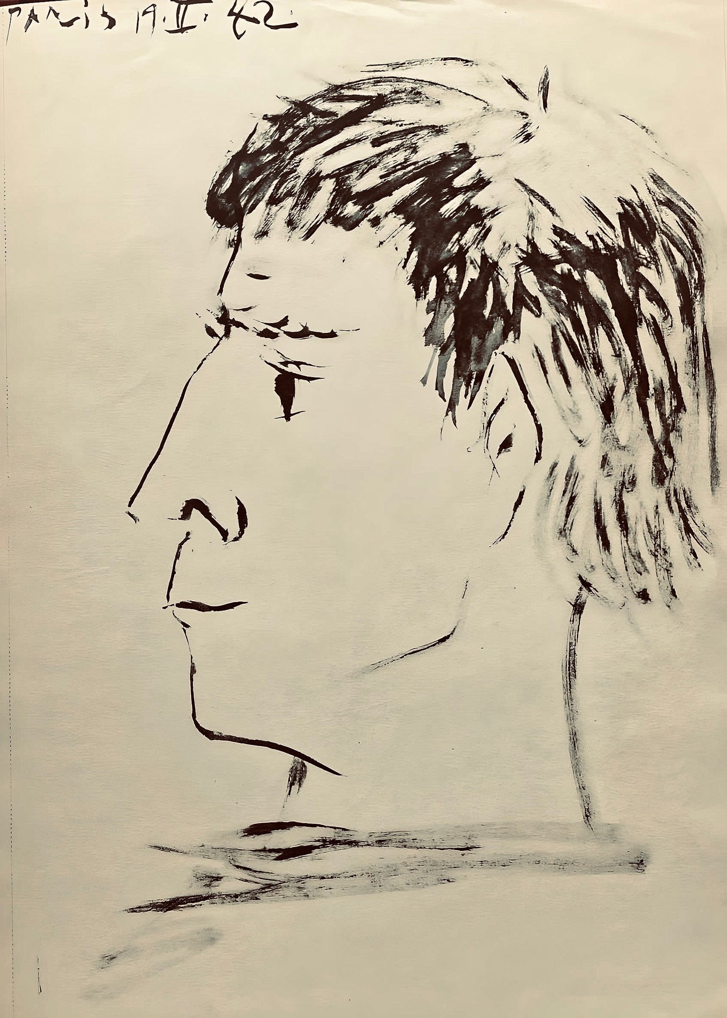 Pablo Picasso, Composition, Carnet De Dessins De Picasso, Cahiers Dart, Lithograph