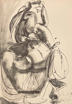 Pablo Picasso, Composition, Carnet De Dessins De Picasso, Cahiers Dart, Lithograph