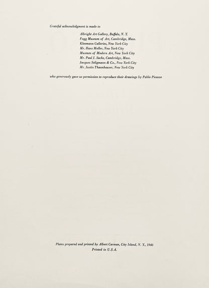 Pablo Picasso, Portrait Of A Lady (Orozco 95), Picasso: Fifteen Drawings, Lithograph
