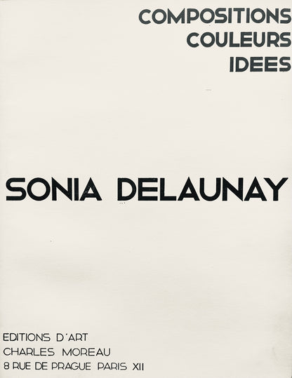 Sonia Delaunay, Planche No. 34, Compositions, Couleurs, Ides: Sonia Delaunay, Lithograph