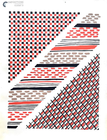 Sonia Delaunay, Planche No. 13, Compositions, Couleurs, Ides: Sonia Delaunay, Lithograph