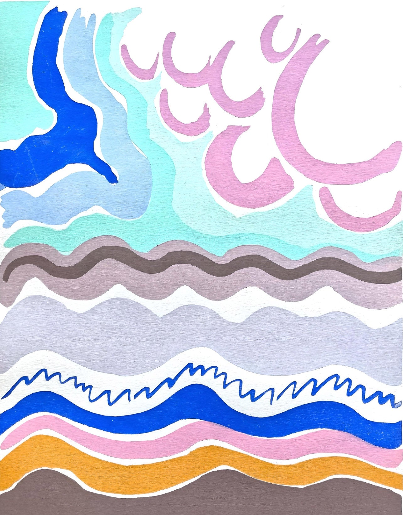 Sonia Delaunay, Planche No. 14, Compositions, Couleurs, Ides: Sonia Delaunay, Lithograph