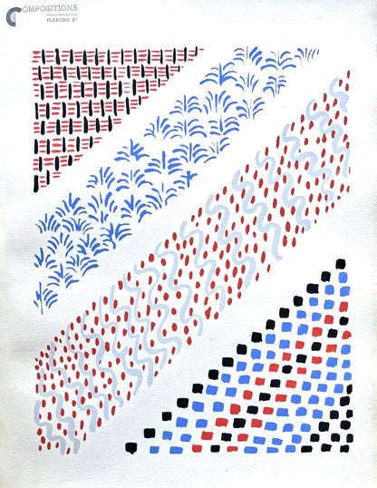 Sonia Delaunay, Planche No. 27, Compositions, Couleurs, Ides: Sonia Delaunay, Lithograph