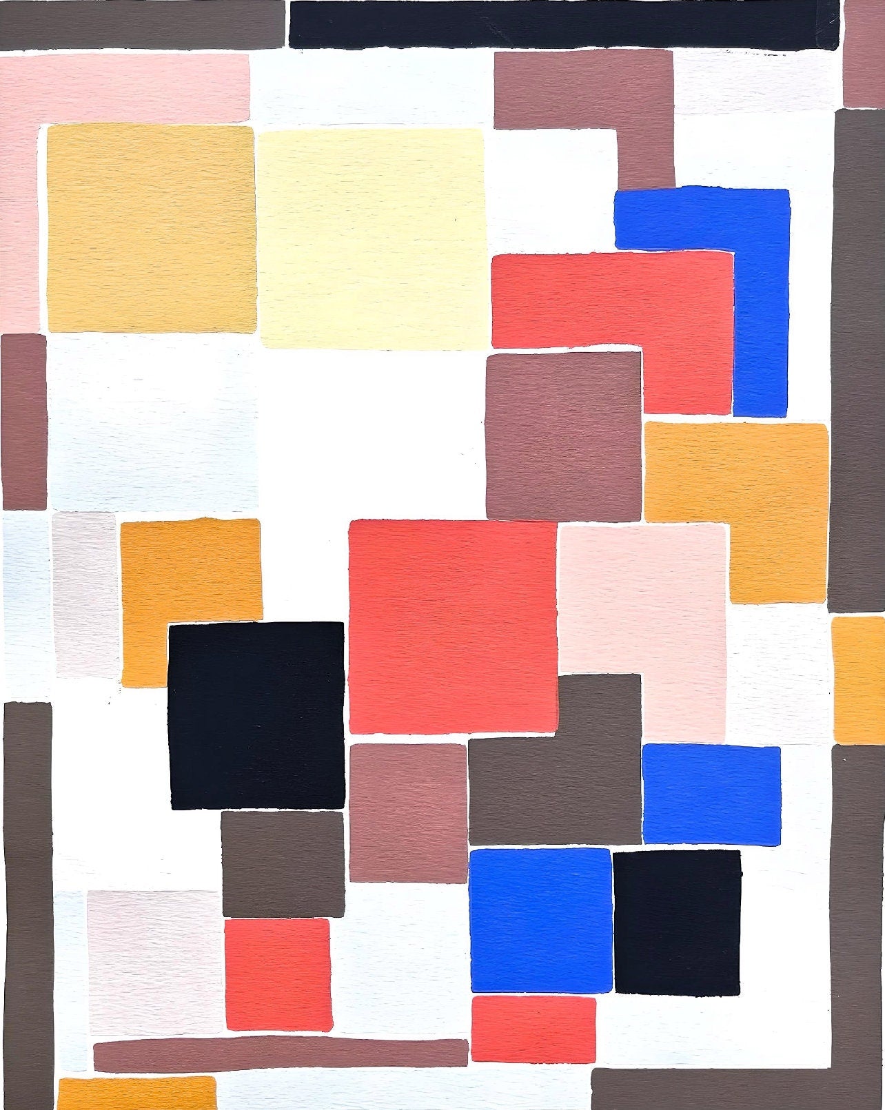 Sonia Delaunay, Planche No. 36, Compositions, Couleurs, Ides: Sonia Delaunay, Lithograph