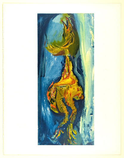 Cham Soutine, Le Coq, Soutine, Collection Pierre Lvy, Lithograph