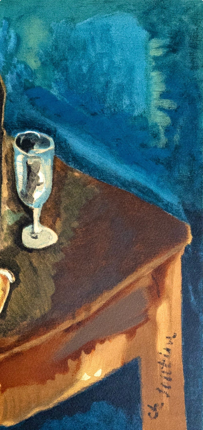 Cham Soutine, Nature Morte La Pipe, Soutine, Collection Pierre Lvy, Lithograph