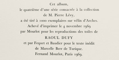 Raoul Dufy, Nature Morte Aux Fruits, Raoul Dufy, Collection Pierre Lvy, Lithograph