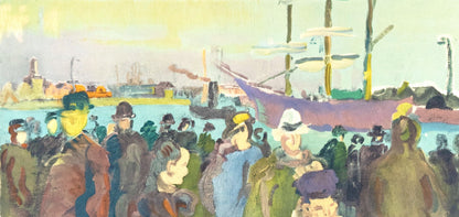 Raoul Dufy, Quai A Rouen, Raoul Dufy, Collection Pierre Lvy, Lithograph