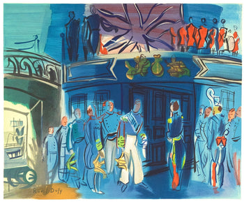 Raoul Dufy, Rception D'Un Amiral Anglais Sur Un Bateau Francais, Raoul Dufy, Collection Pierre Lvy,