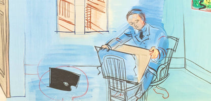 Raoul Dufy, Latelier De Impasse Guelma, Raoul Dufy, Collection Pierre Lvy, Lithograph