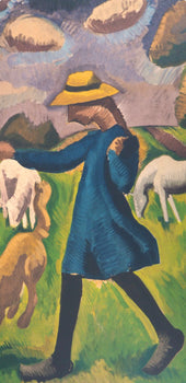 Roger De La Fresnaye, Gardeuse De Moutons, Roger De La Fresnaye, Collection Pierre Lvy, Lithograph