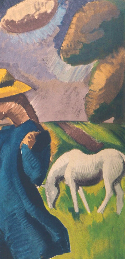 Roger De La Fresnaye, Gardeuse De Moutons, Roger De La Fresnaye, Collection Pierre Lvy, Lithograph