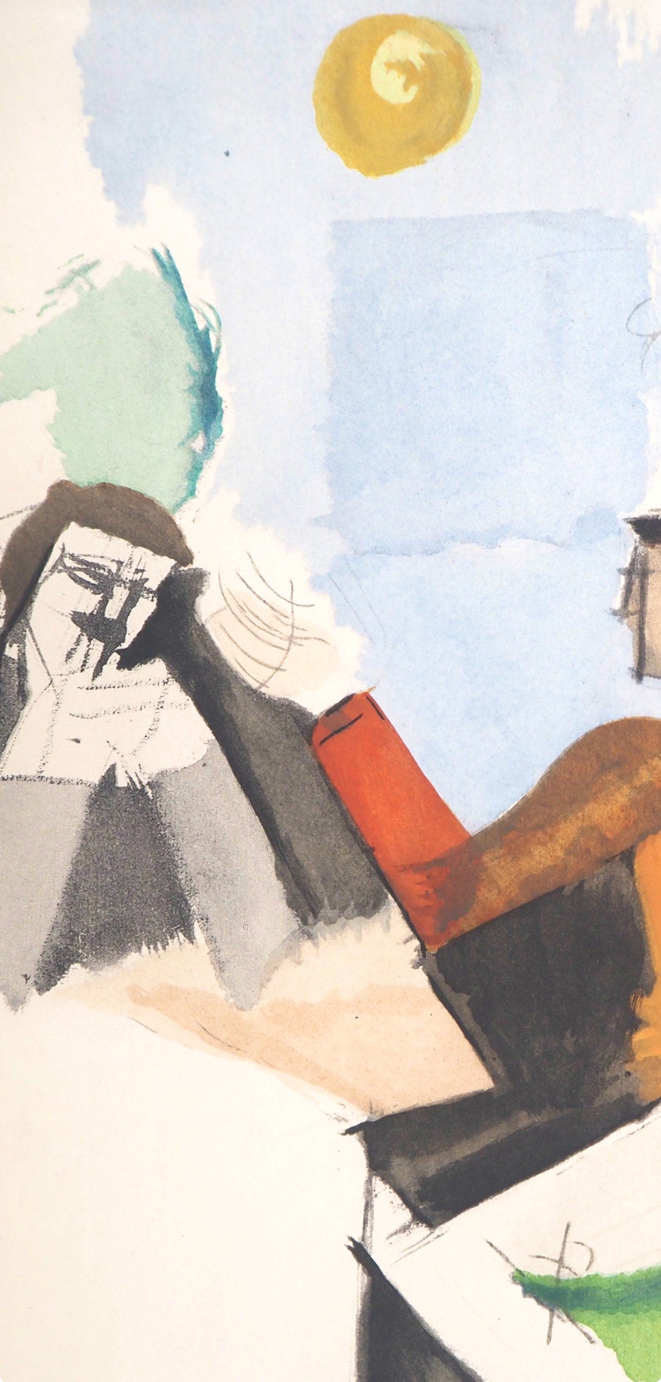 Roger De La Fresnaye, La Conqute De L'Air, Roger De La Fresnaye, Collection Pierre Lvy, Lithograph