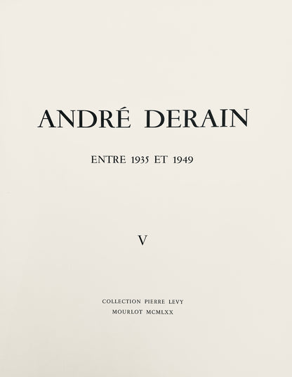 Andr Derain, Amiens, Andr Derain, Collection Pierre Lvy, Lithograph