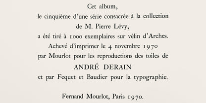 Andr Derain, Nature Morte Aux Poissons, Andr Derain, Collection Pierre Lvy, Lithograph