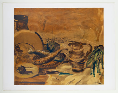 Andr Derain, Nature Morte Aux Poissons, Andr Derain, Collection Pierre Lvy, Lithograph