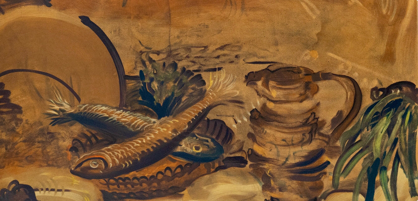 Andr Derain, Nature Morte Aux Poissons, Andr Derain, Collection Pierre Lvy, Lithograph