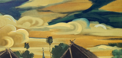 Andr Derain, Les Deux Hangars, Andr Derain, Collection Pierre Lvy, Lithograph