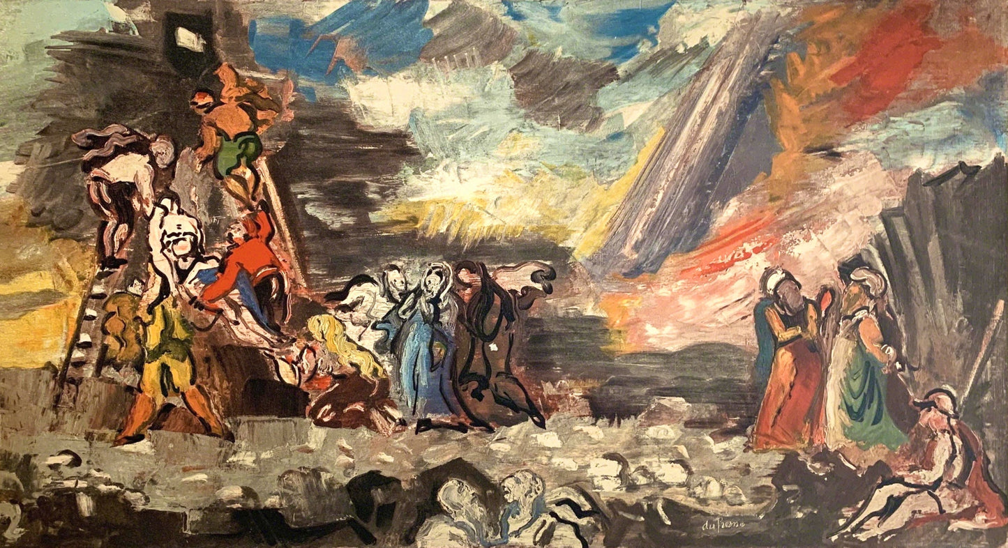 Charles Dufresne, Descente De Croix, Dufresne, Collection Pierre Lvy, Lithograph