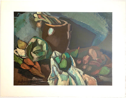 Charles Dufresne, Nature Morte Aux Fruits, Dufresne, Collection Pierre Lvy, Lithograph