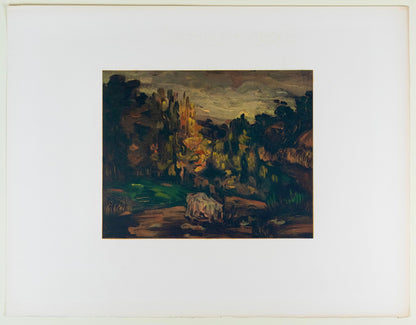Paul Czanne, Paysage Aix, Les Ralistes Lyriques, Collection Pierre Lvy, Lithograph