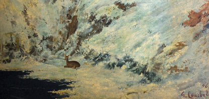 Gustave Courbet, Paysage De Neige Dans Le Jura, Avec Chevreuil, Les Ralistes Lyriques, Collection