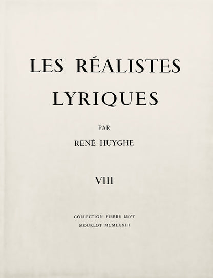 Edgar Degas, Deux Hommes En Pied, Les Ralistes Lyriques, Collection Pierre Lvy, Lithograph