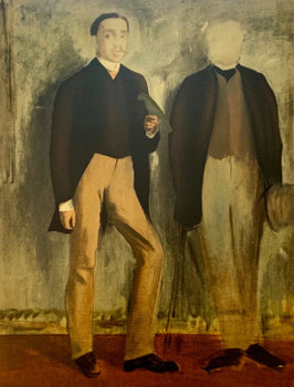 Edgar Degas, Deux Hommes En Pied, Les Ralistes Lyriques, Collection Pierre Lvy, Lithograph