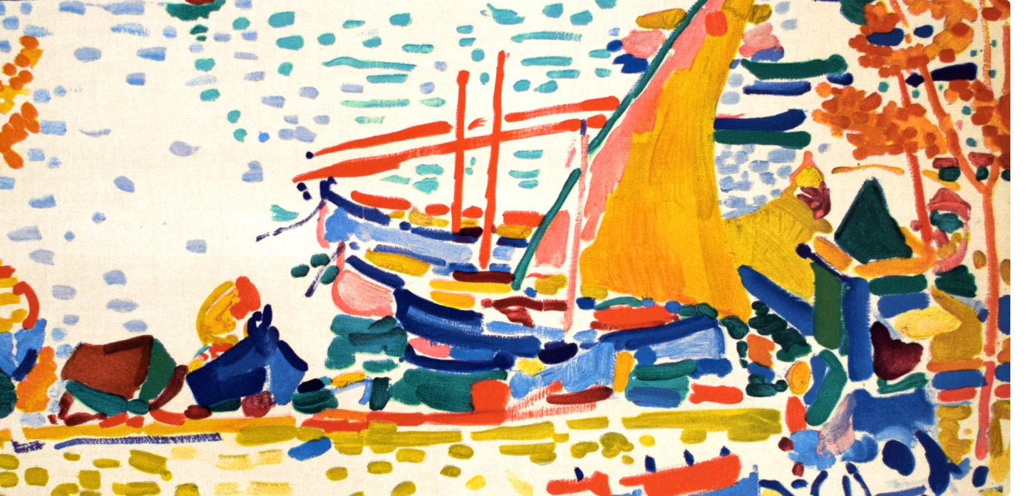 Andr Derain, Port De Collioure, Fauves, Collection Pierre Lvy, Lithograph
