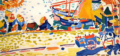 Andr Derain, Port De Collioure, Fauves, Collection Pierre Lvy, Lithograph