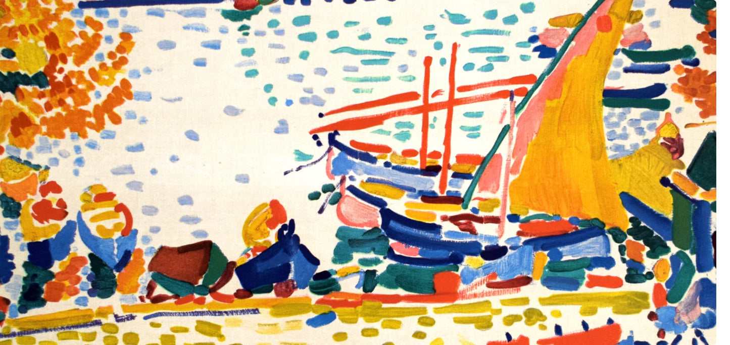Andr Derain, Port De Collioure, Fauves, Collection Pierre Lvy, Lithograph