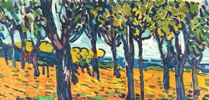 Maurice De Vlaminck, Chataigneraie Chatou, Avec Personnages, Fauves, Collection Pierre Lvy,