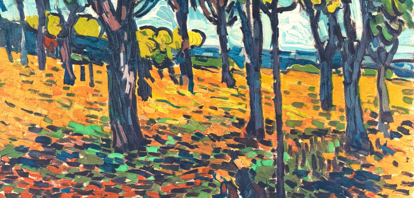 Maurice De Vlaminck, Chataigneraie Chatou, Avec Personnages, Fauves, Collection Pierre Lvy,