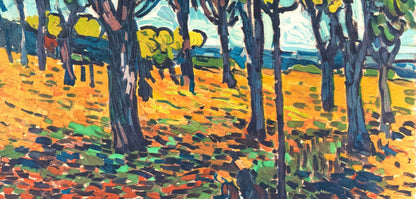 Maurice De Vlaminck, Chataigneraie Chatou, Avec Personnages, Fauves, Collection Pierre Lvy,