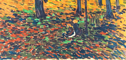 Maurice De Vlaminck, Chataigneraie Chatou, Avec Personnages, Fauves, Collection Pierre Lvy,