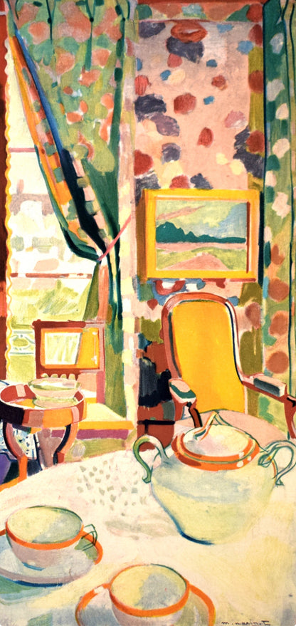 Maurice Marinot, Intrieur, Fauves, Collection Pierre Lvy, Lithograph
