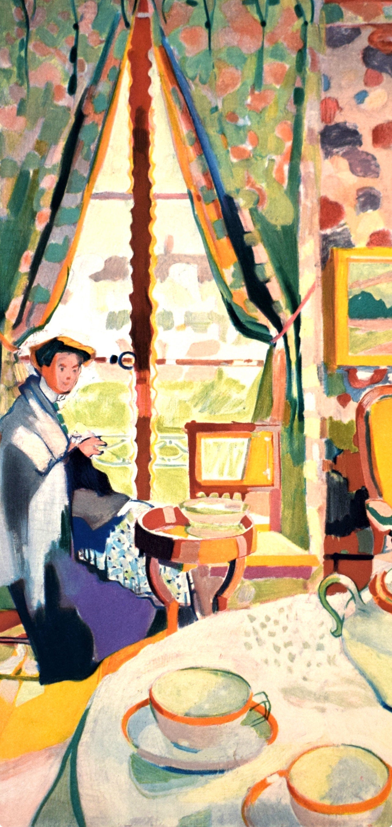 Maurice Marinot, Intrieur, Fauves, Collection Pierre Lvy, Lithograph